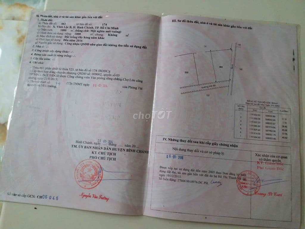 cần bán đất gần cầu bà lát, vĩnh lộc b, bình chánh - Ảnh 2