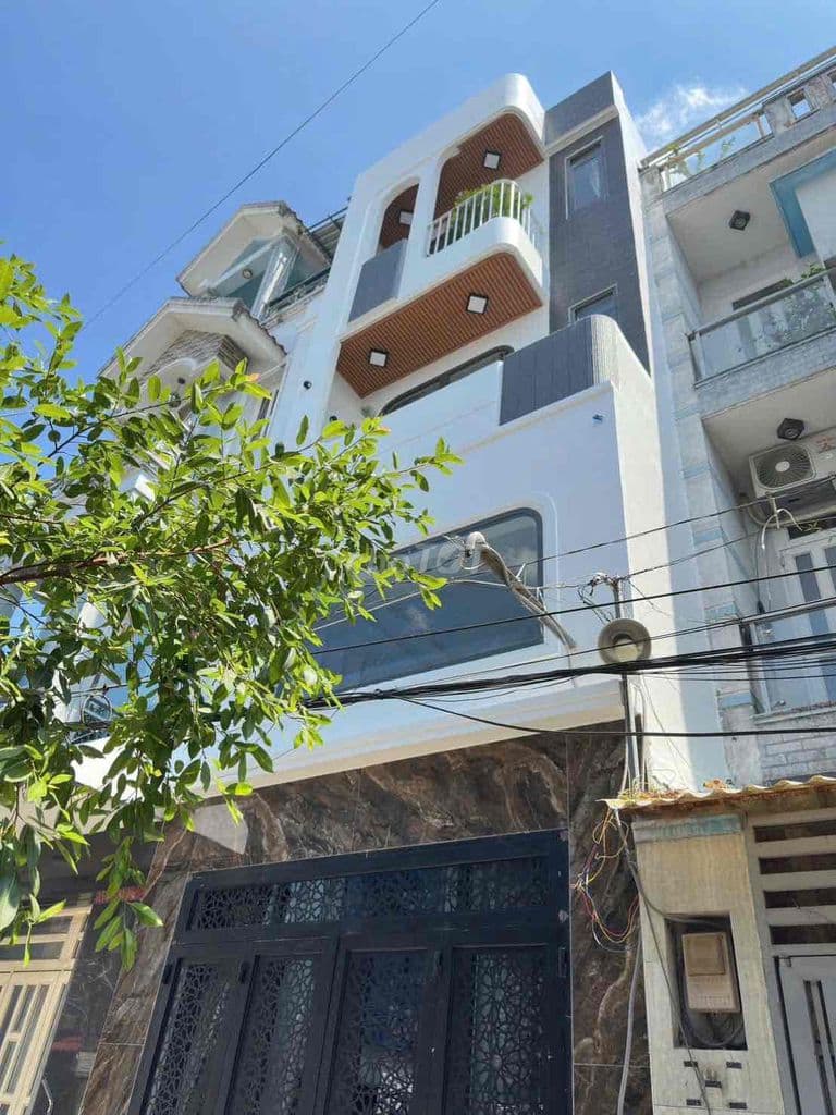 Bán nhà 4 tầng 4PN 5WC full nội thất HXH Hương Lộ 2. Giá 7.4 tỷ TL