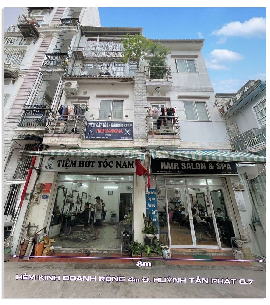 NHÀ RỘNG 8m HẺM XE HƠI Đ. HUỲNH TẤN PHÁT QUẬN 7 CHỈ 7,5 TỶ