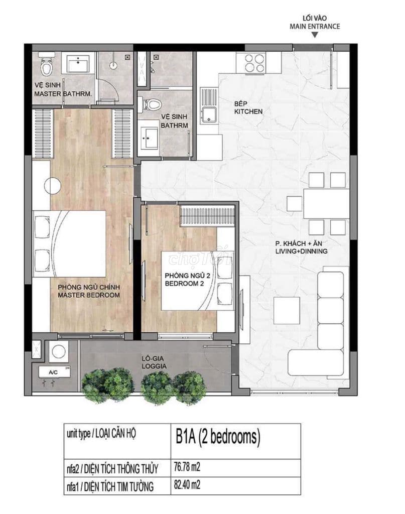 BÁN CĂN HỘ 2PN 82,40M2 TẶNG Ô XE ĐỊNH DANH- ELYSIAN.TTOÁN 50% NHẬN NHÀ - Ảnh 2