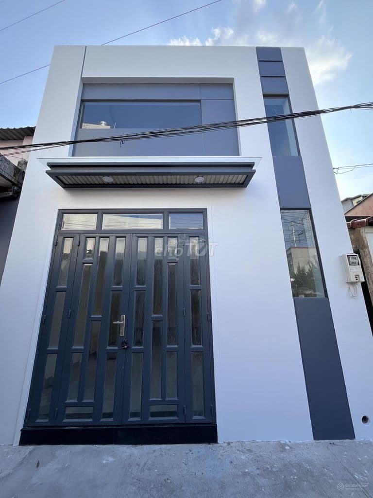 BÁN NHÀ MỚI 1 TRỆT 1 LẦU-70M2, 3PN HẺM 4M, NGÃ TƯ GÒ MÂY, BÌNH TÂN