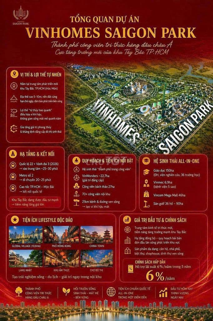 Vinhomes Saigon Park – SIÊU DỰ ÁN ĐÁNG SỐNG & ĐÁNG ĐẦU TƯ NHẤT KHU TÂY - Ảnh 2