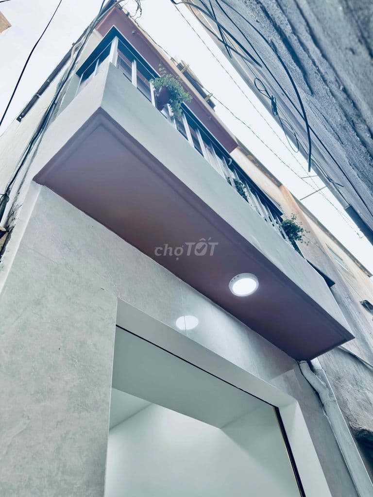 2,09 tỷ Chu Văn An, Bình Thạnh, 3 tầng 2 PN, ngay Học viện Cán Bộ