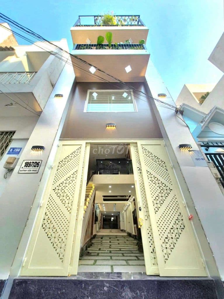 Nhà Phố hiện Đại 5 Tầng Đường Huỳnh Thị Đồng
