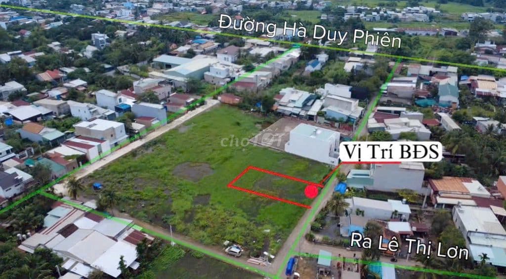 1 sẹc ngắn Hà Duy Phiên xã Bình Mỹ CủChi 106m2 full thổ xây dựng ngay