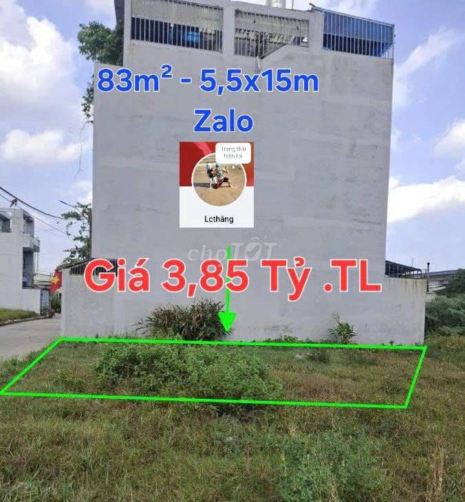 🔥 LÔ ĐẤT THỔ CƯ NGAY UB XÃ VĨNH LỘC B 83M² 5,5X15M. NHỈNH 3X TỶ. - Ảnh 2