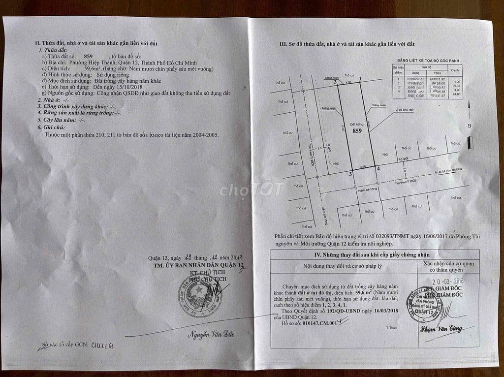Lô Đất 1/ Lê Văn Khương | Hẻm 6M Xe Tải | TÂN THỚI HIỆP | QUẬN 12 - Ảnh 3