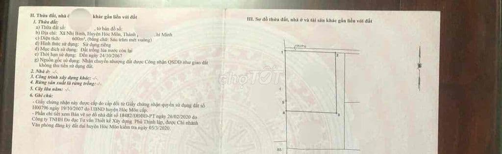 Bán 600m đất nông nghiệp - Ảnh 3