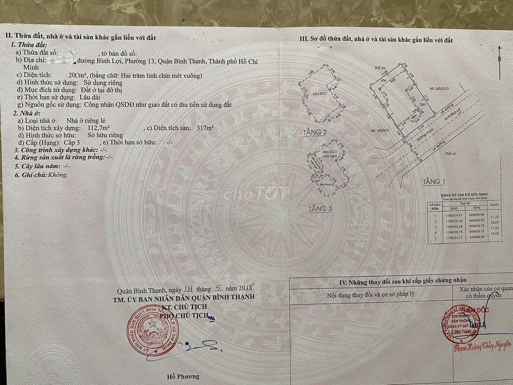 Biệt thự 3Tầng Bình Lợi ven sông Sài Gòn 10x20m(200m2) Giá bán 26,8 tỷ