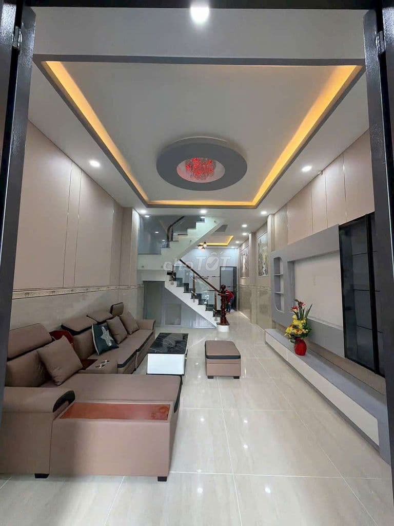 Nhà Đẹp 1/ ngắn tx22 4x13 2lầu 4pn 5wc hẻm 7m l - Ảnh 3