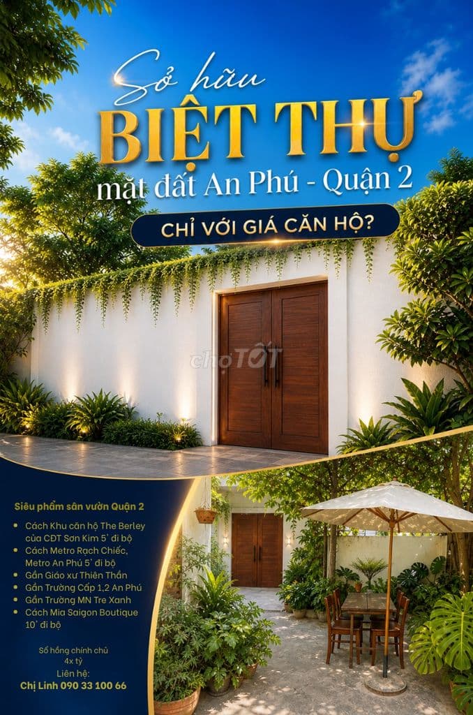 Siêu phẩm Biệt thự mini sân vườn Quận 2 - Ảnh 3