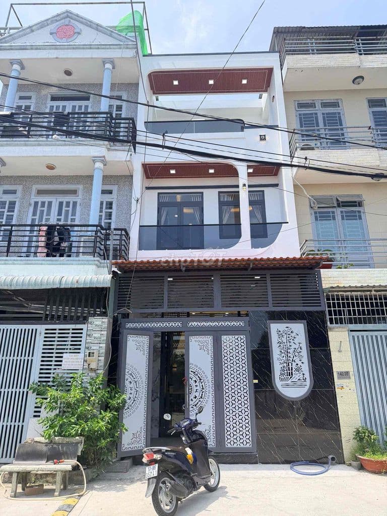 nhà mới xây đẹp tặng full nội thất