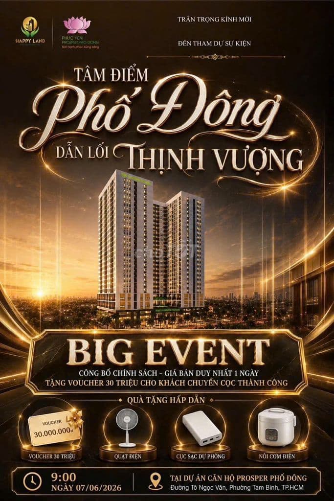 CHÍNH THỨC RA MẮT GIỎ HÀNG HIẾM CỦA PROSPER PHỐ ĐÔNG TP. THỦ ĐỨC💥