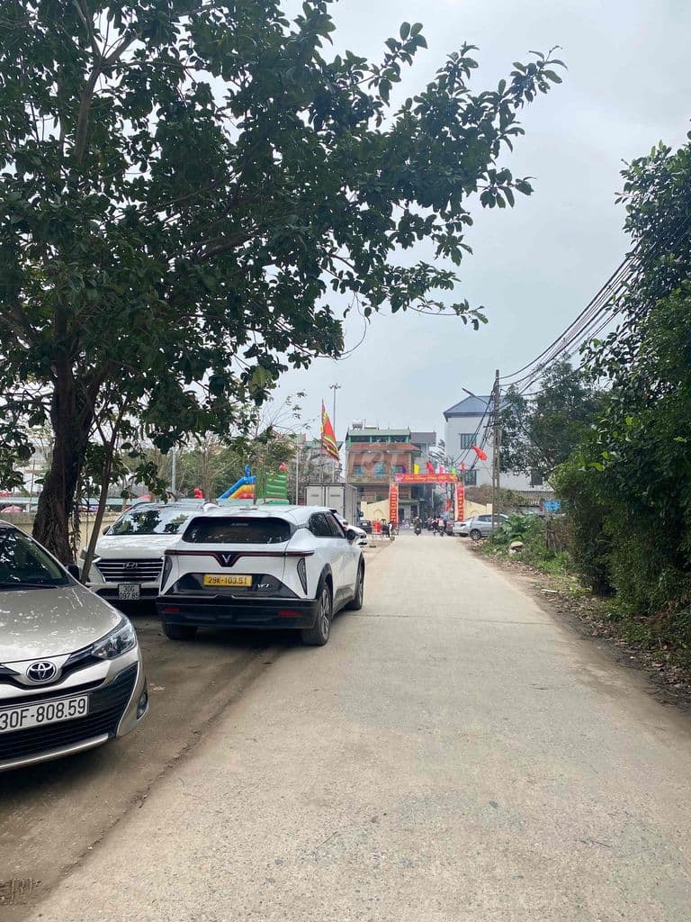 Đất full thổ cư, Cổ Loa , Đông Anh : 78,2m2 mặt tiền bằng hậu 6,3m