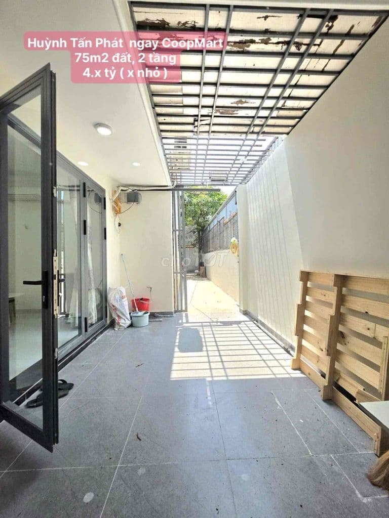 Huỳnh Tấn Phát Q7 - 75m2 - 1 trệt 1 lầu 2PN- 2wc