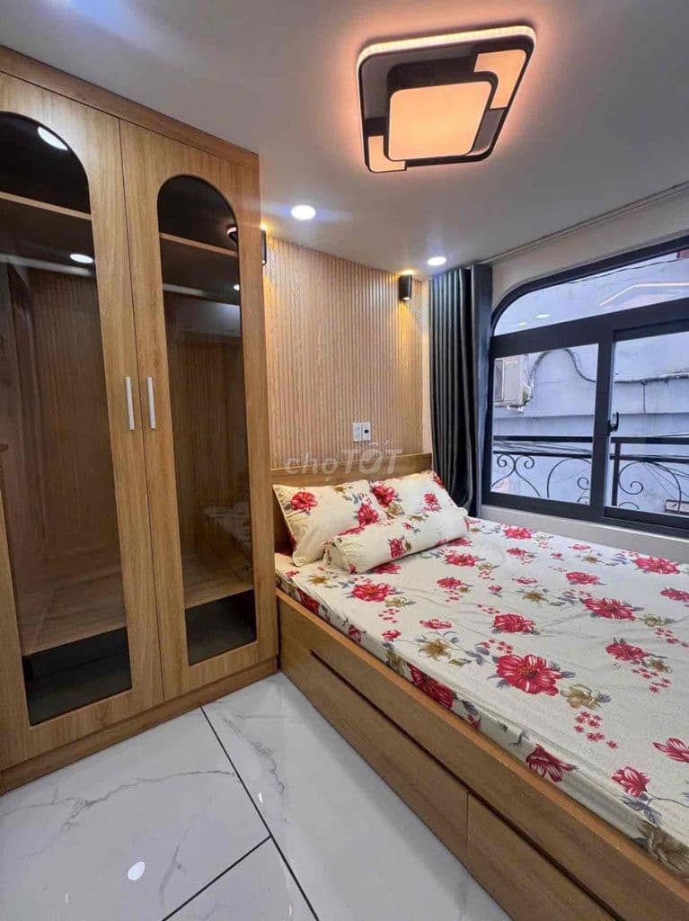 NHÀ MỚI Ở NGAY 2 LẦU 2 PN KHU LÊ QUANG ĐỊNH TẶG LUÔN NỘI THẤT-SỔ RIÊNG - Ảnh 2