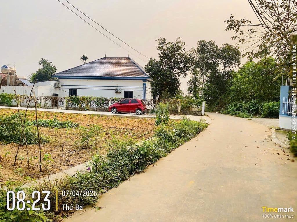 Mảnh đất gần với hồ Cầu Bãi khí hậu trong lành