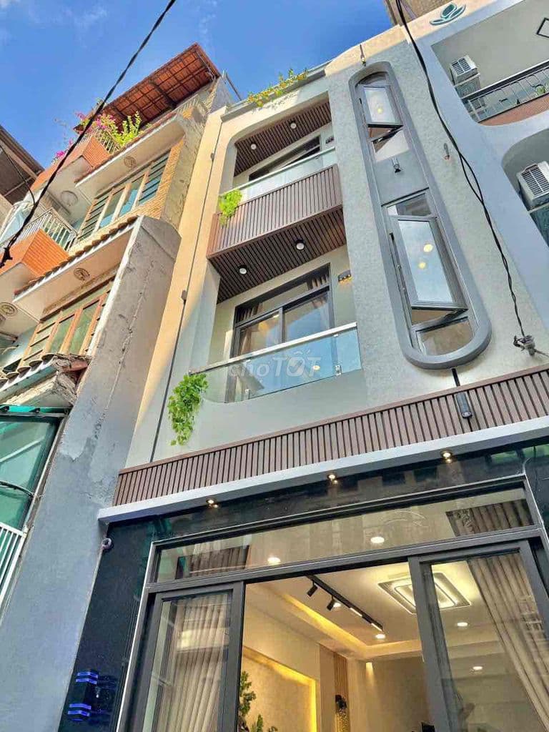 nhà Hẽm Xe Hơi Xây Mới 100% 3Lầu Đường Phạm Văn Hai - Ảnh 2