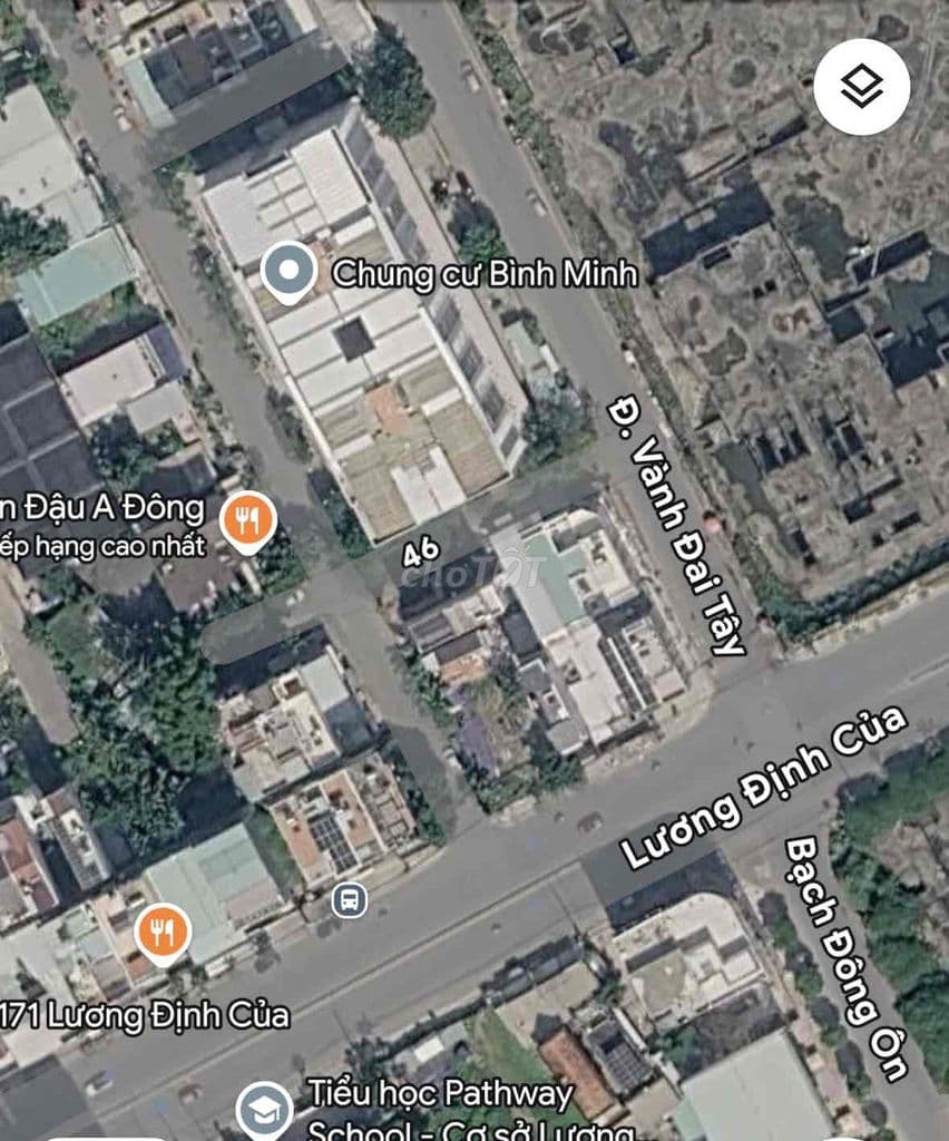 Đất nền giáp mặt đường Lương Định Của