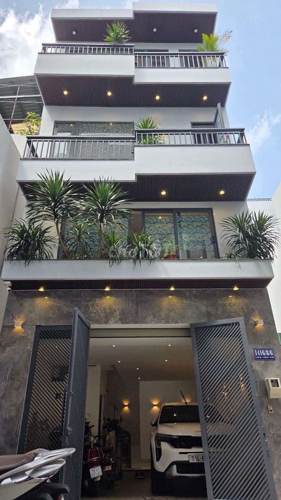 Chỉ hơn 6 tỷ, Chủ gấp bán nhà 45m2, hẻm xe hơi 5 tầng, Lê Đức Thọ