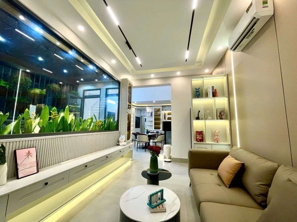 bán nhà 2 tang be ngang 6 m đường xe hơi - Ảnh 3