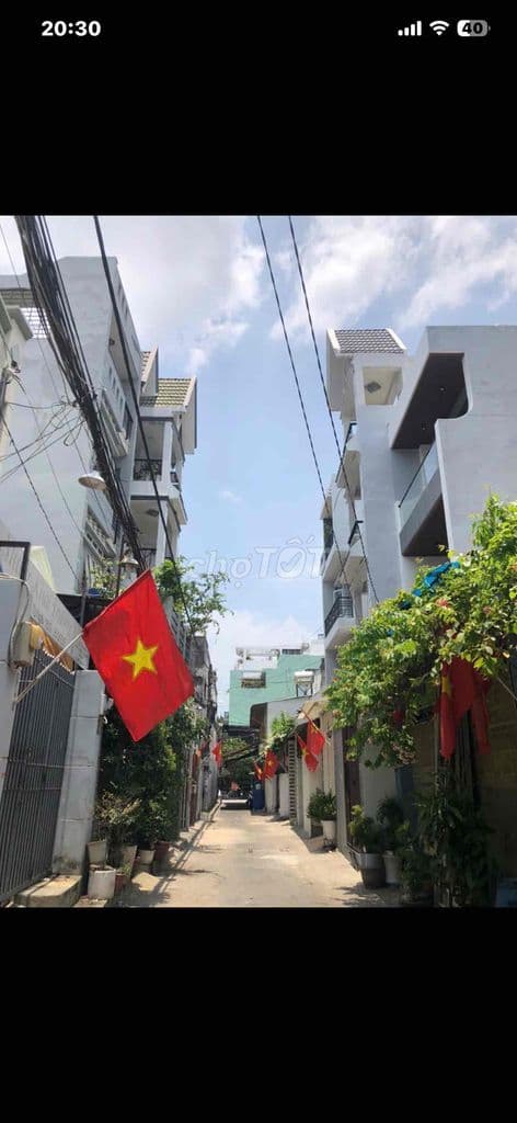 Bán nhà hẻm xe hơi thông Huỳnh van Nghệ- Trần thánh Tông chỉ 50m. 4x18