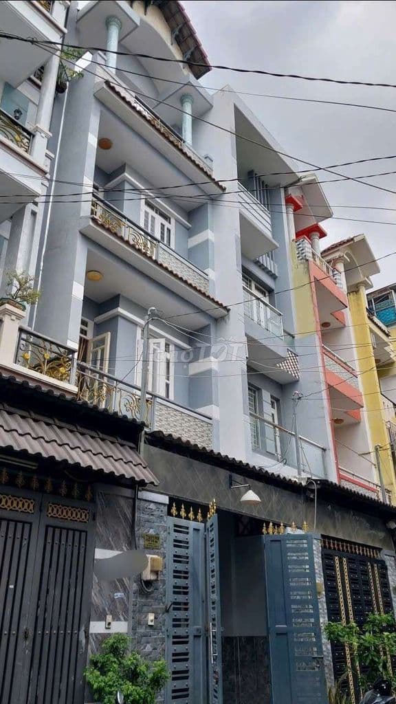 Nhà 2 mặt tiền trước sau sau 6m 759// Hương Lộ 2 4x17 3L 6tỷ 900