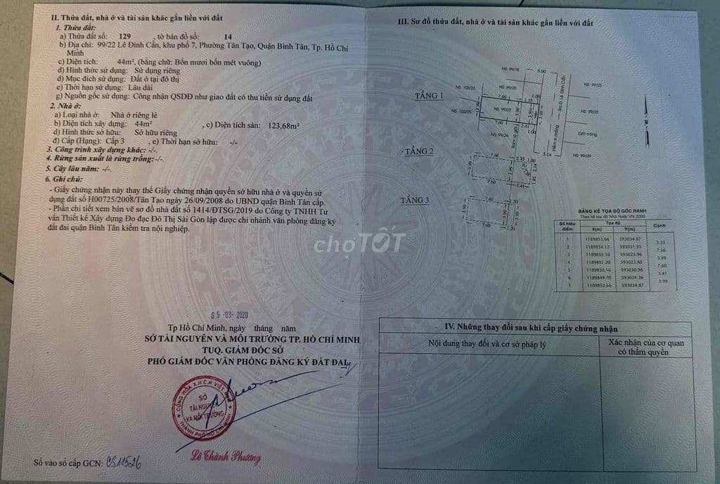 Bán nhà hẻm 99Lê Đình Cẩn, Tân Tạo, HCM - Ảnh 3