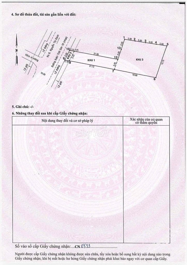 Đất 420m. full thô cư. - Ảnh 3