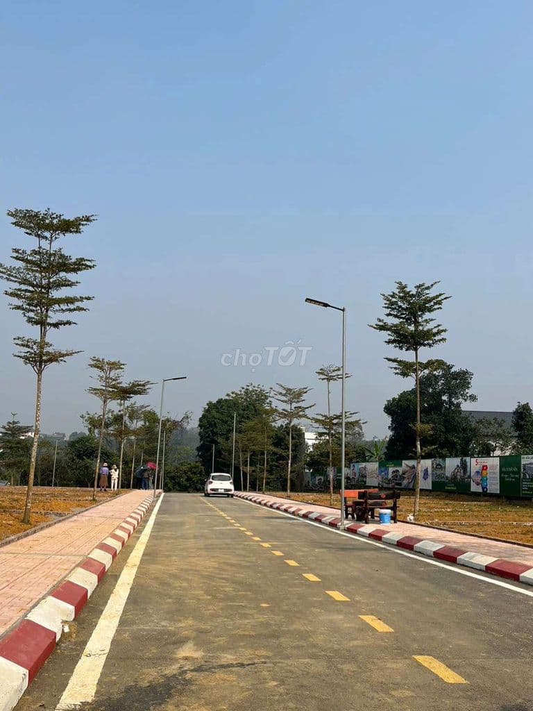 Bán đất hòa lạc 100m2, mặt tiền 7m. Sổ đỏ chính chủ - Ảnh 2