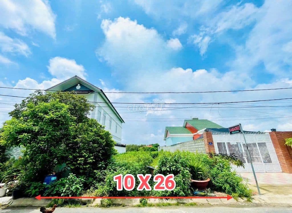 GIẢM SÂU GIÁ 640TR BÁN GẤP 260M2 ĐẤT MT LƯU KHAI HỒNG, THỊ TRẤN CỦ CHI