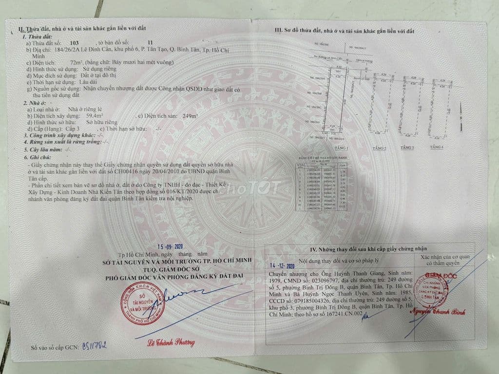 Ngộp ngân hàng cần bán gấp nhà Lê Đình Cẩn 1 triệt 3 lầu giá 6.8Tỷ TL - Ảnh 2