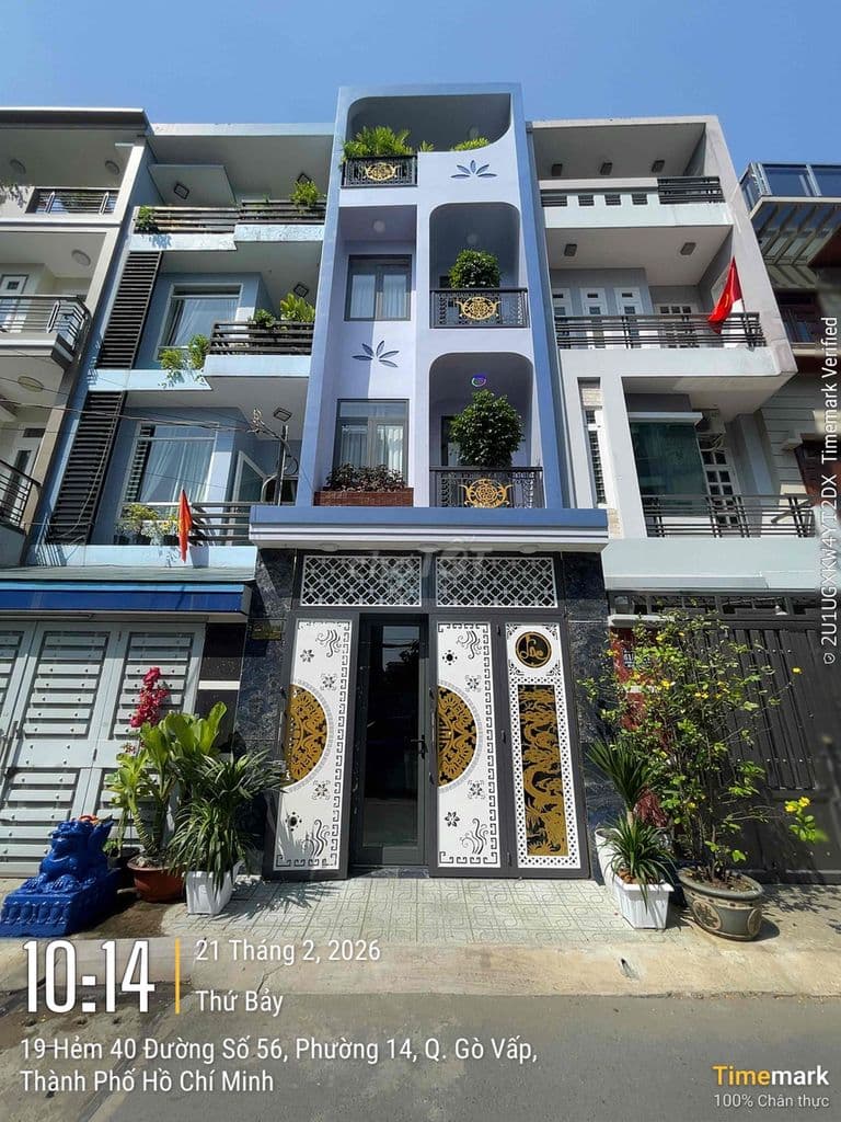 Bán nhà MT Đường 59 Gò Vấp, có thang máy, 4x19m, 5 tầng, gần Dreamhome