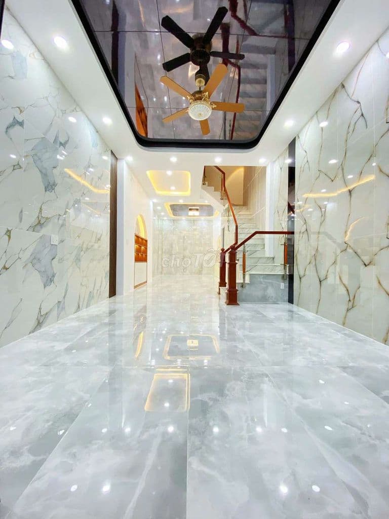 nhà hẻm An Dương Vương 4x13 1 trệt 2 lầu 1T - Ảnh 2