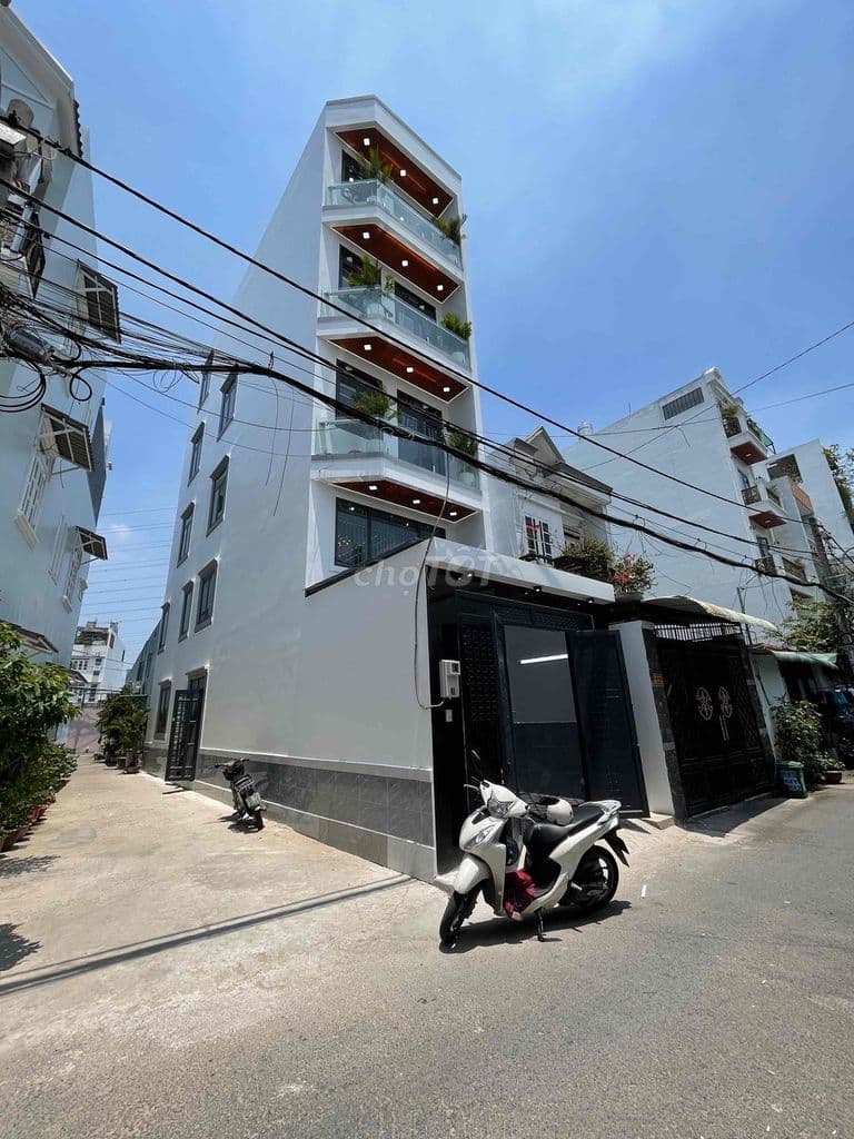 Nhà Phố Căn góc 2MT hẻm. Không lộ giới hông.Hẻm 6m thông tứ tung TCH10