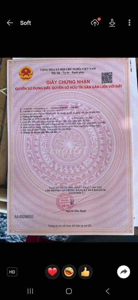đất nền thổ cư ngay khu Vip xã Bình Khánh - Ảnh 3