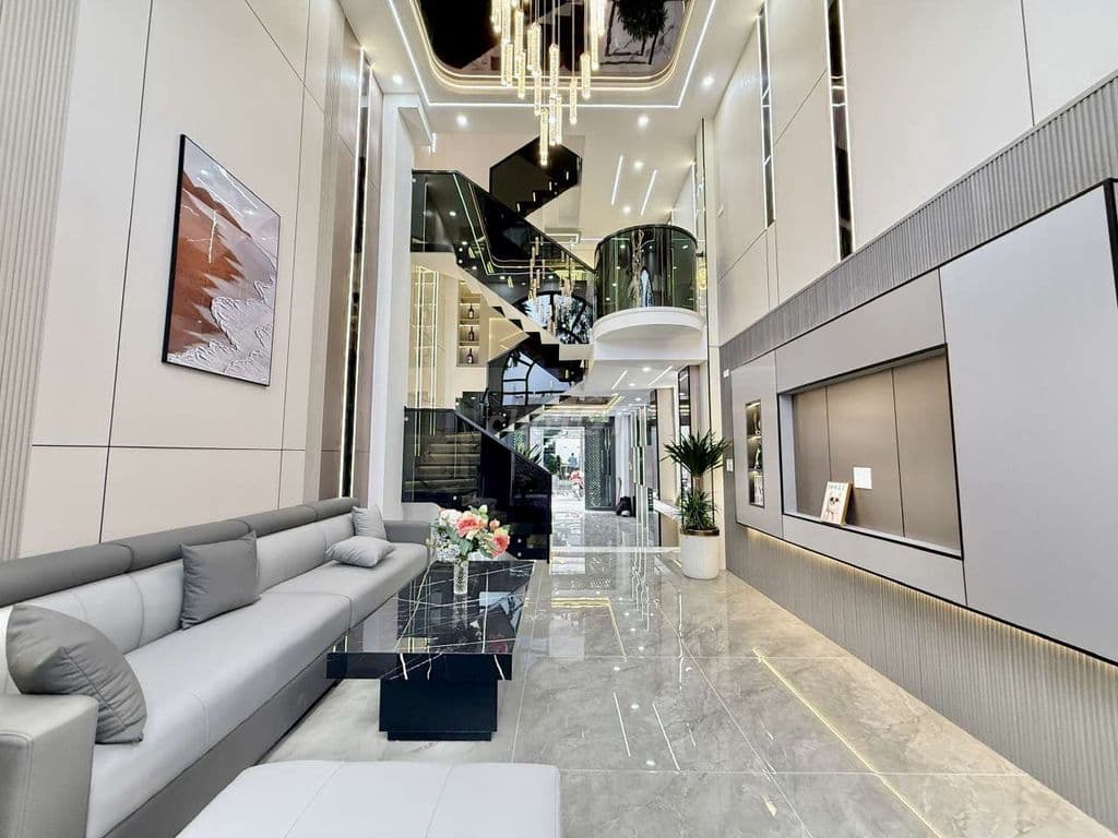 Nhỉnh 6 tỷ Siêu phẩm 4 tầng Full Nội Thất Đường Thạnh Xuân 25