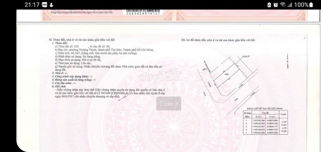 Chính chủ bán đất mặt tiền đường 20m, KDC Đảo Thịnh Vượng, TP Thủ Đức - Ảnh 2