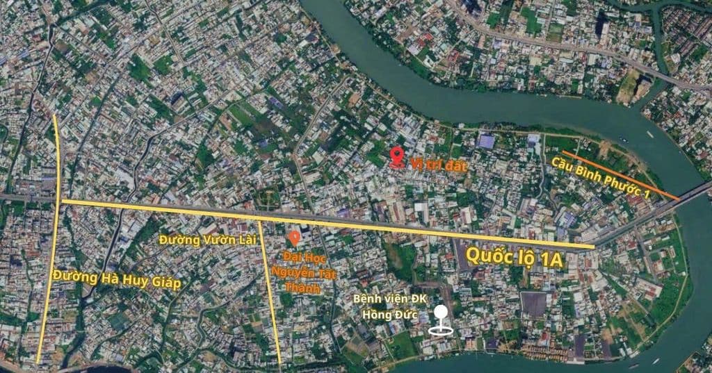 Chính chủ gửi bán lô đất 684m2 An Phú Đông Q12 - 92% thổ cư - Ảnh 2