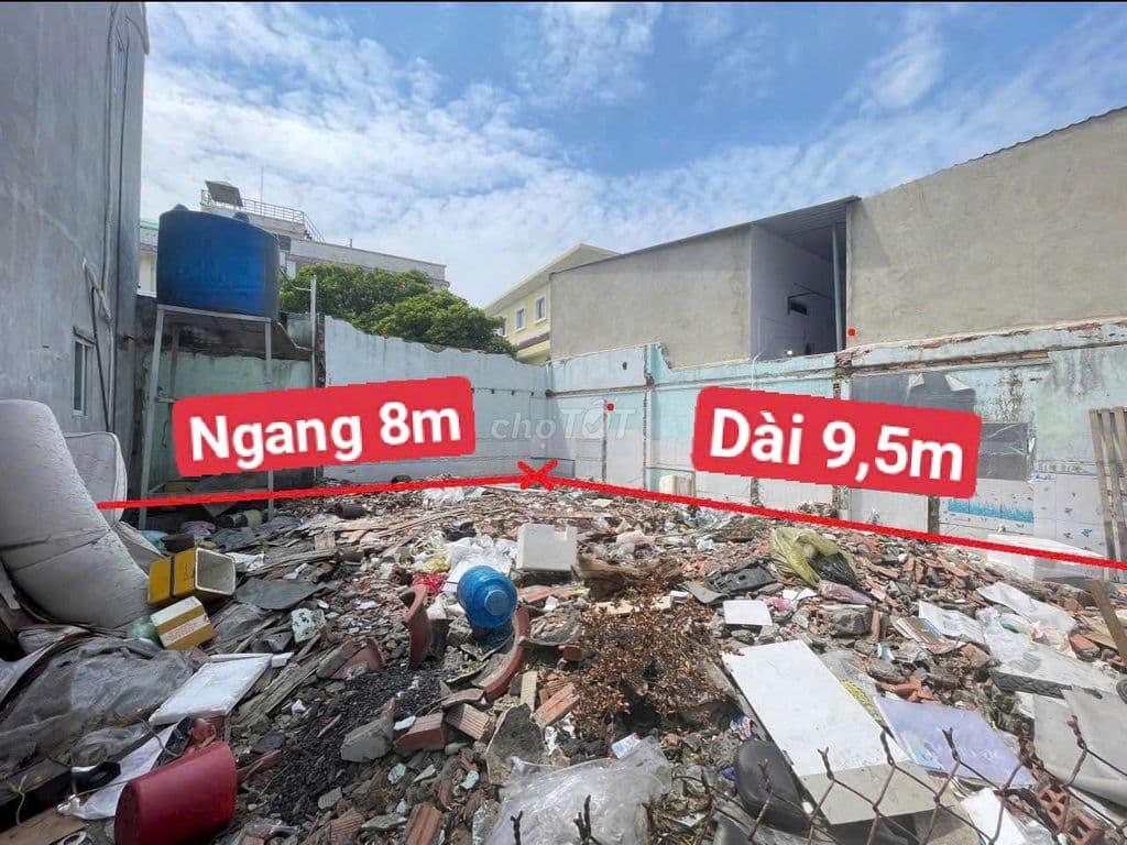 BÁN ĐẤT ĐƯỜNG NGUYỄN THỊ ĐẶNG, NGANG 8m DÀI 9,5m, SỔ RIÊNG