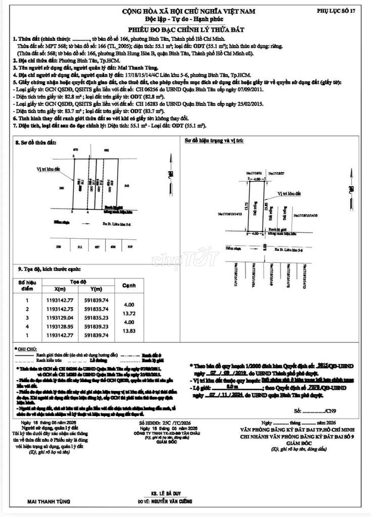 Bán đất 2/ chợ liên khu 5-6, Bình Tân - Ảnh 3