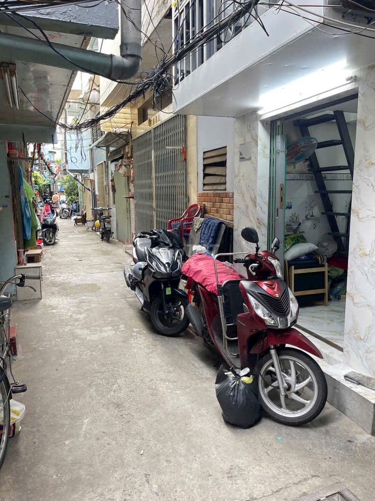 Nhà nhỏ xinh có SHR dt5,4m2 đúc 2 lầu + 2 lửng 4pn Tân Hòa Đông Q6 - Ảnh 3