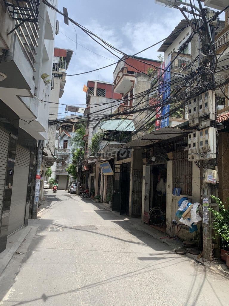 BÁN ĐẤT KÈN NHÀ 4 TẦNG SẴN SỔ MẶT TIỀN OTO TRÁNH TẠI HOÀNG MAI