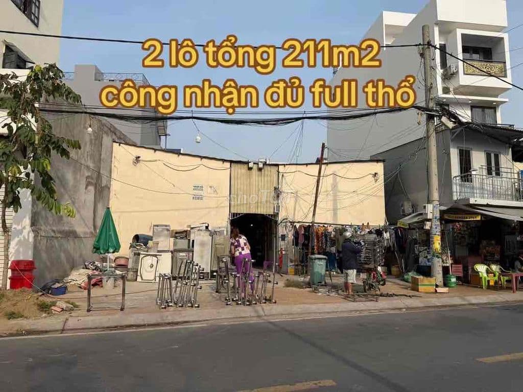 Bán 211m2 với 2 lô 103m2 liền kề MT Rạch Bà Tiếng, Khu Y Tế KTC - Ảnh 2