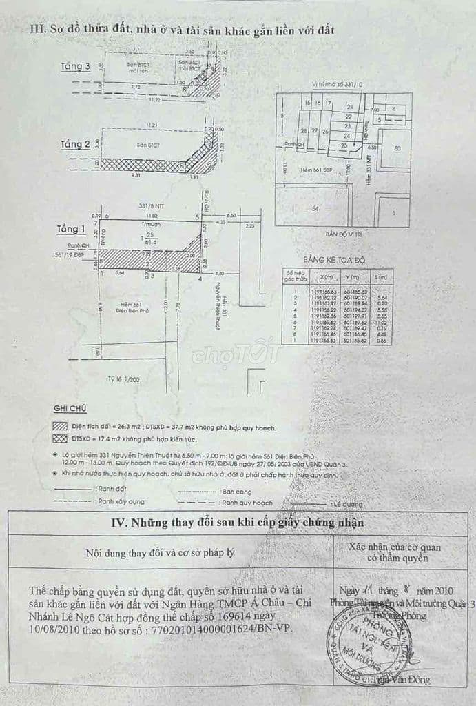 Bán nhà Góc 2 mặt tiền hẻm xe hơi 561 ĐBP & Nguyễn Thiện Thuật. - Ảnh 2