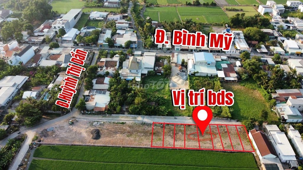 Đất nền full thổ cư đường Bình Mỹ 100m, xã Bình Mỹ, Huyện Củ Chi