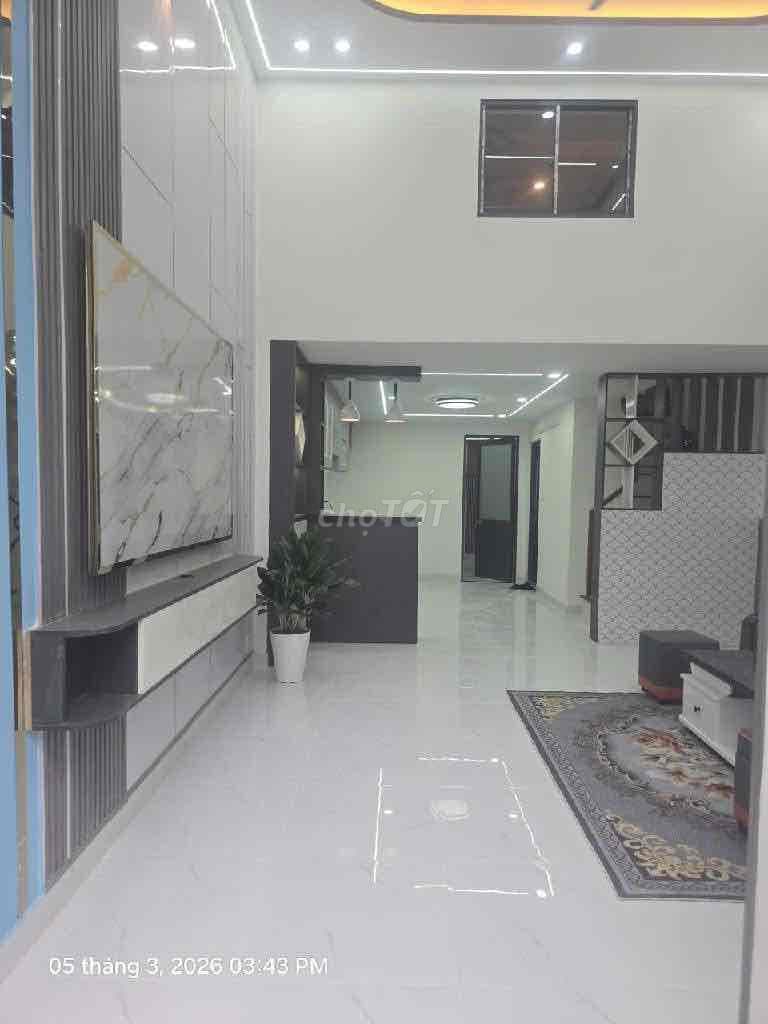 NHÀ MỚI Ở NGAY TẶNG FULL NỘI THẤT-2 TẦNG-45M2 TRUNG TÂM HÓC MÔN 3,85TY - Ảnh 3