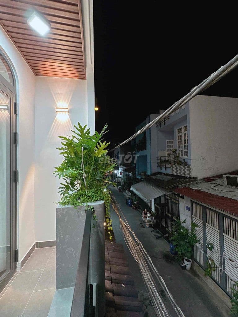 XÂY MỚI 5 TẦNG - 4x13 - HẺM 6M NHỰA - KO LỘ GIỚI - KHU DÂN TRÍ CAO - Ảnh 2