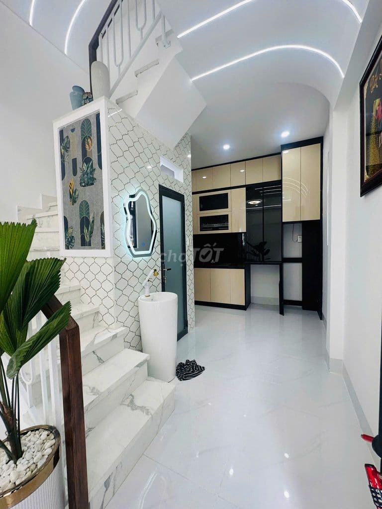 Nhà hẻm xe hơi 1 xẹt Lê Văn Khương Q12 DT 3,8mx8,5m giá 1ty665 TL MẠNH - Ảnh 3