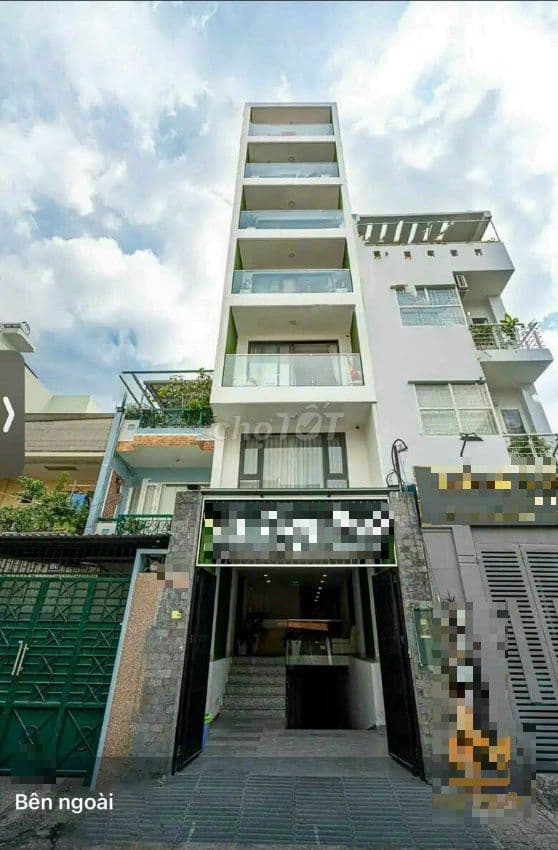 BÁN KHÁCH SẠN BẠCH ĐÀNG P 2 Q TÂN BÌNH DT;6X20 KC;HẦM 6 TÀNG ST 19 TỶ